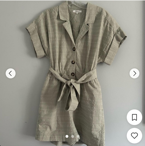 Madewell Sage Green Jumpsuit - Picture 3 of 6
